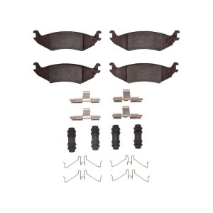 Ford E-150 Club Wagon Brake Pads - Rear - R1 Concepts - Ceramic - `04-`06